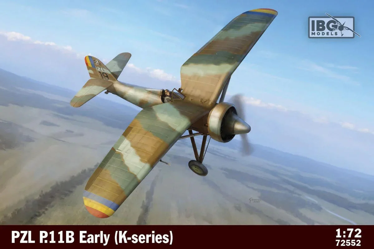 1/72 IBG Model PZL P.11B Early (K-Series) 72552