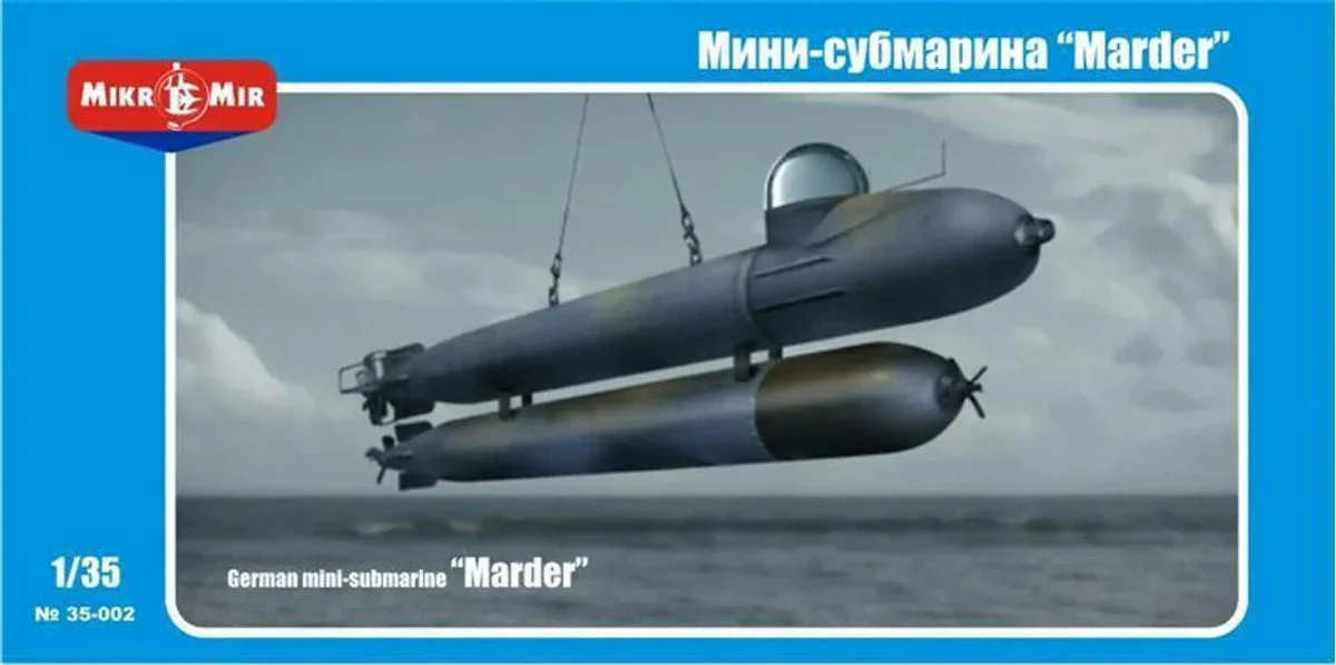 1/35 Mikro Mir German Mini Sumbarine Marder 035002 - MikroMir