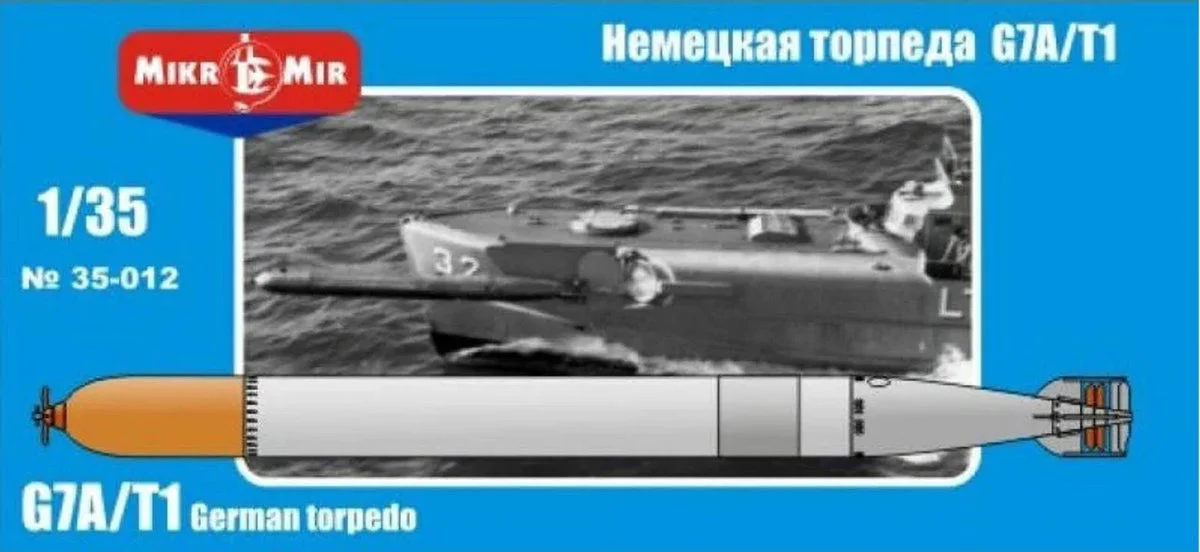 1/35 Mikro Mir German Torpedo G7A/T1 035012 - MikroMir
