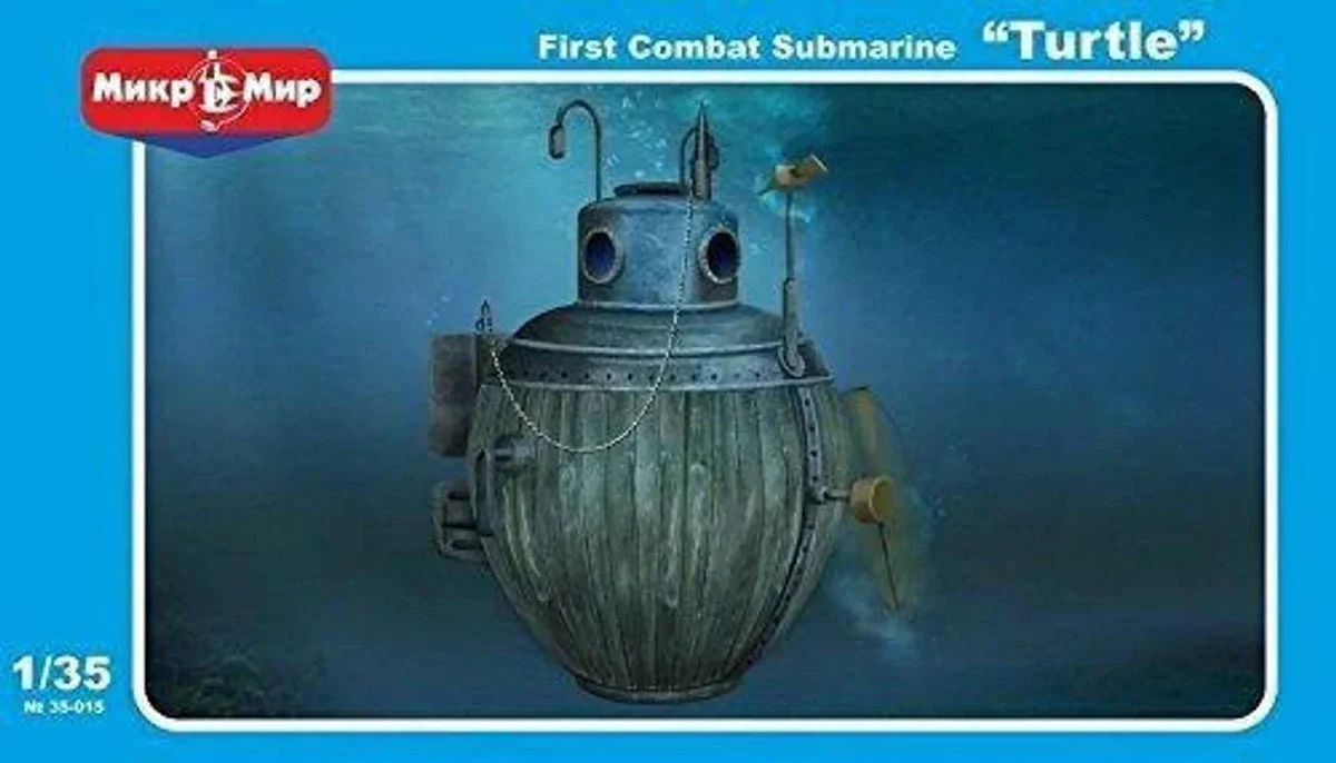 1/35 Micro-Mir Turtle Sub - David Bushnell's Submarine 035015