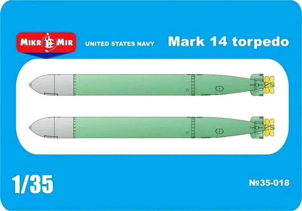 1/35 Mikro Mir US Navy Mark 14 Torpedo 035018 - MikroMir