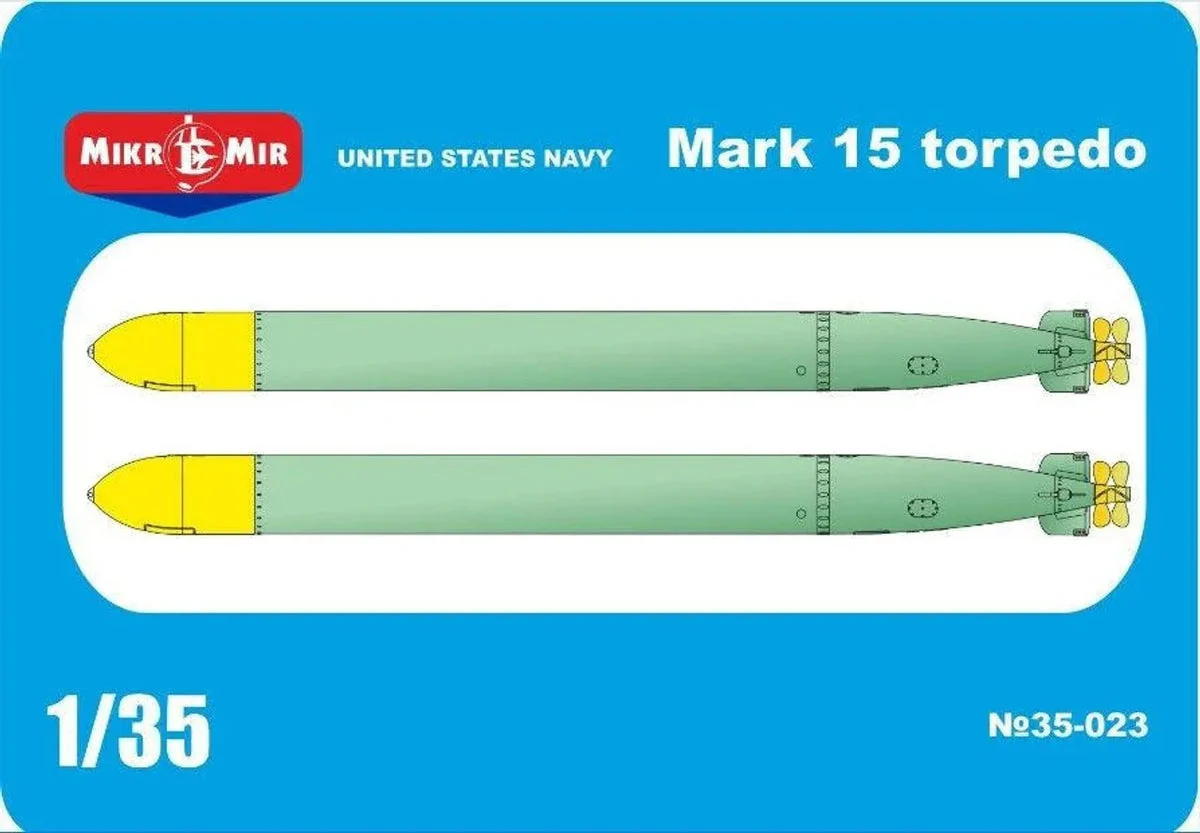 1/35 Mikro Mir US Navy Mark 15 Torpedo 035023 - MikroMir