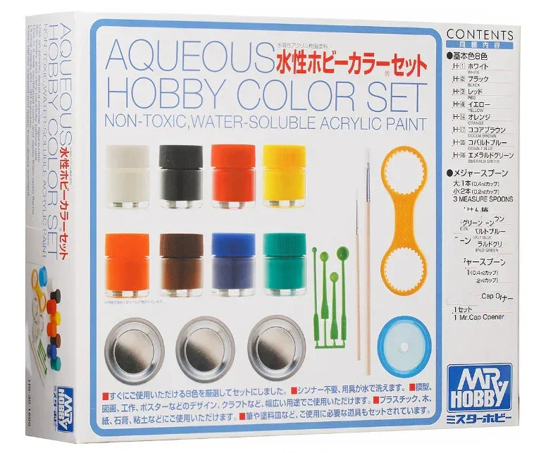 HS30 Mr. Hobby Aqueous Hobby Color Set - GSI Creos