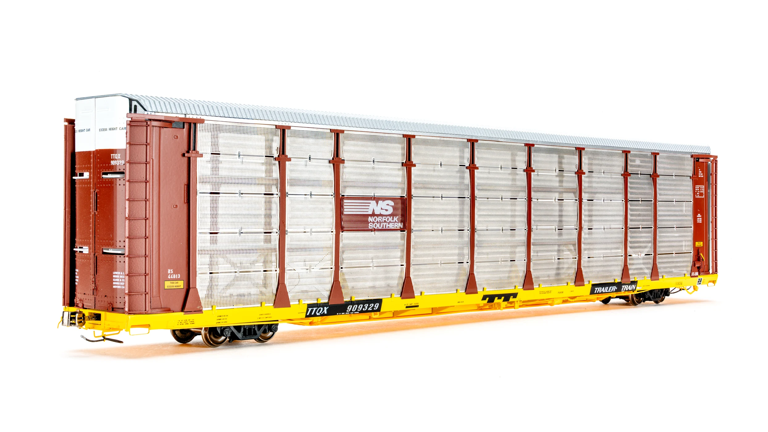 Class One Model Works HO Scale Norfolk Southern TTQX 909436 Thrall 20-2 Autorack Type D