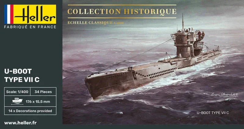 1/400 Heller U-Boat Type VII C