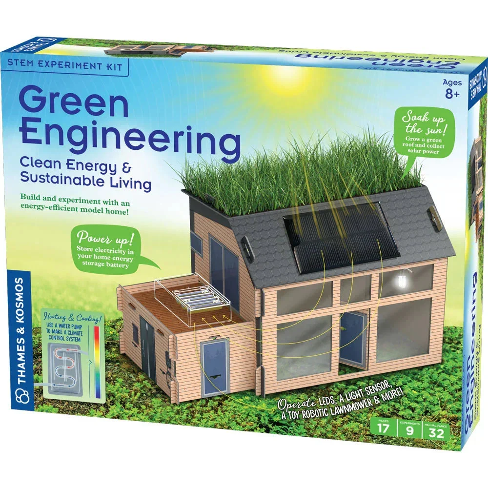 Thames & Kosmos Green Engineering Power House STEM Experiment Kit 627931