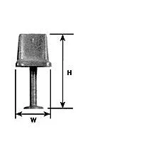 Plastruct White Styrene Drafting Pedestal Stool (1 per pack)