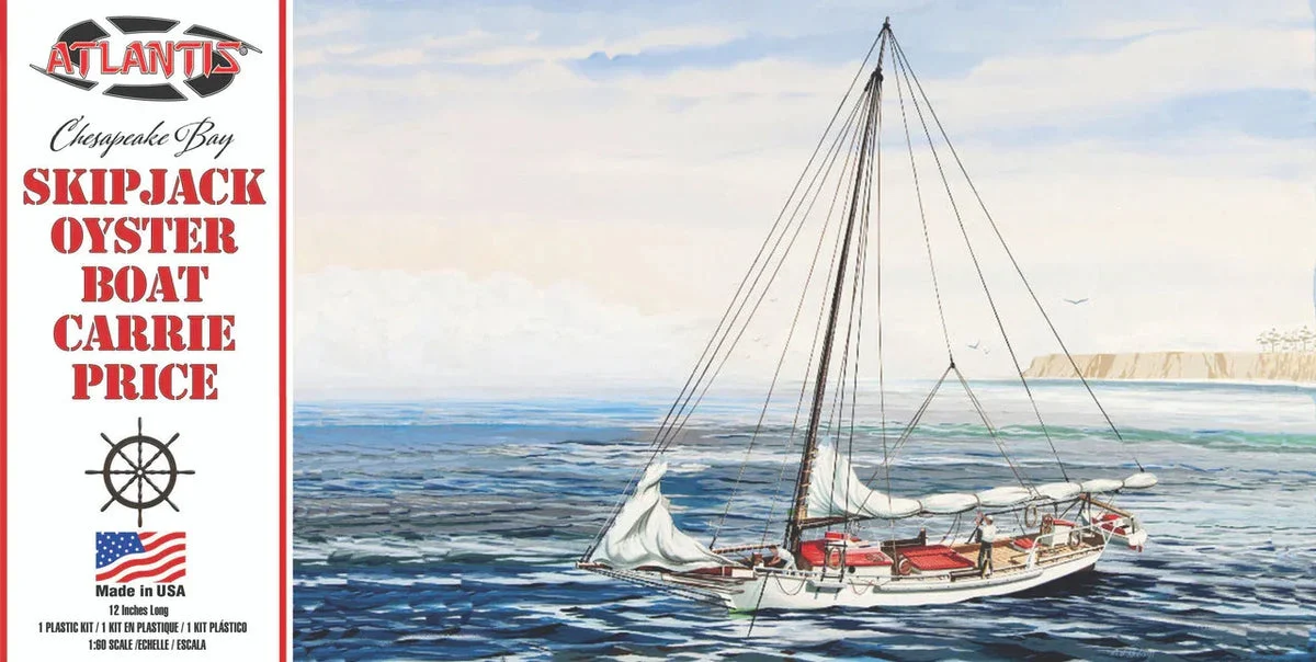 1/60 Atlantis Models Skipjack Oyster Boat Carrie Price-1160