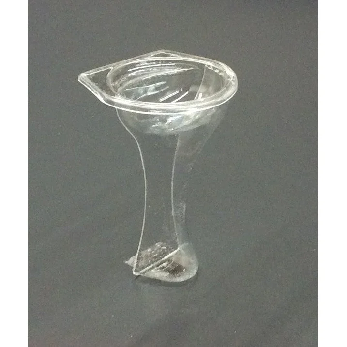 Plastruct Dollhouse Clear Coolly 24" Pedestal Sink (1 per pack)