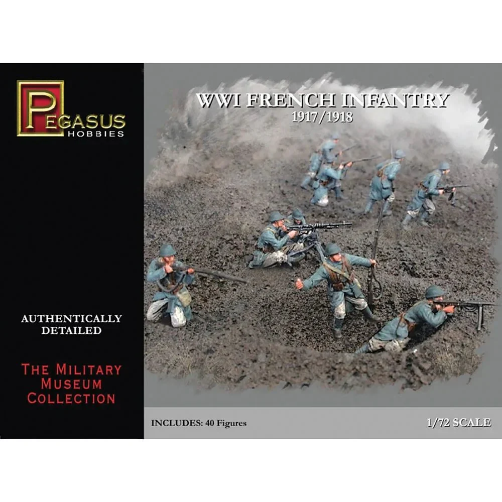 1/72 Pegasus WWI French Infantry Figures 7199