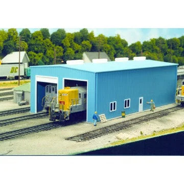 Pikestuff Modern 1- or 2-Stall Engine HouseKit - 5-1/2 x 11" 14 x 27.9cm