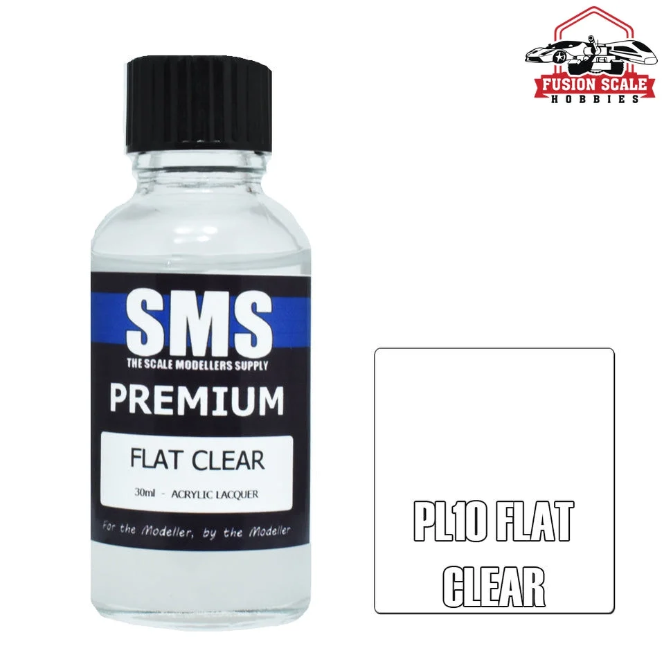 Scale Modelers Supply Premium Flat Clear 30ml
