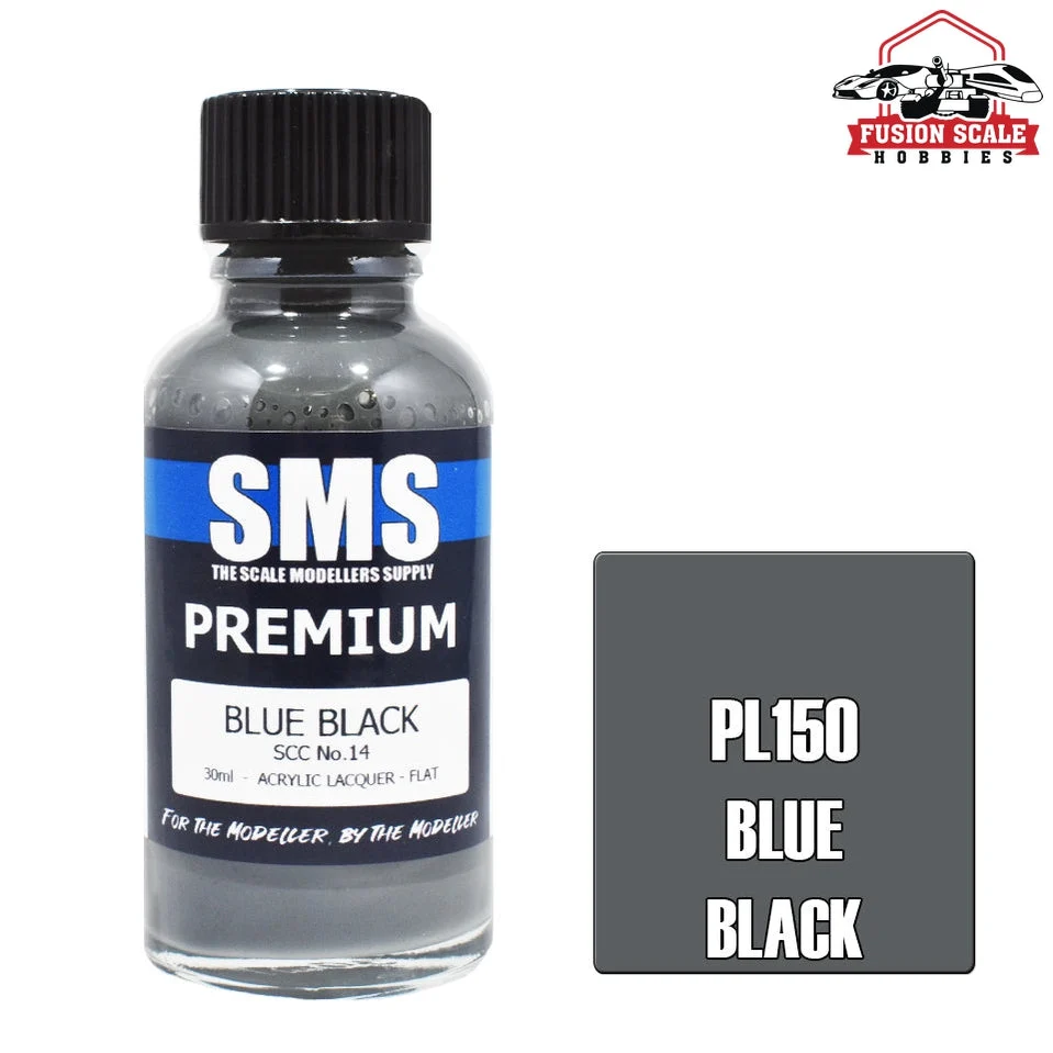 Scale Modelers Supply Premium Blue Black Scc No 14 30ml