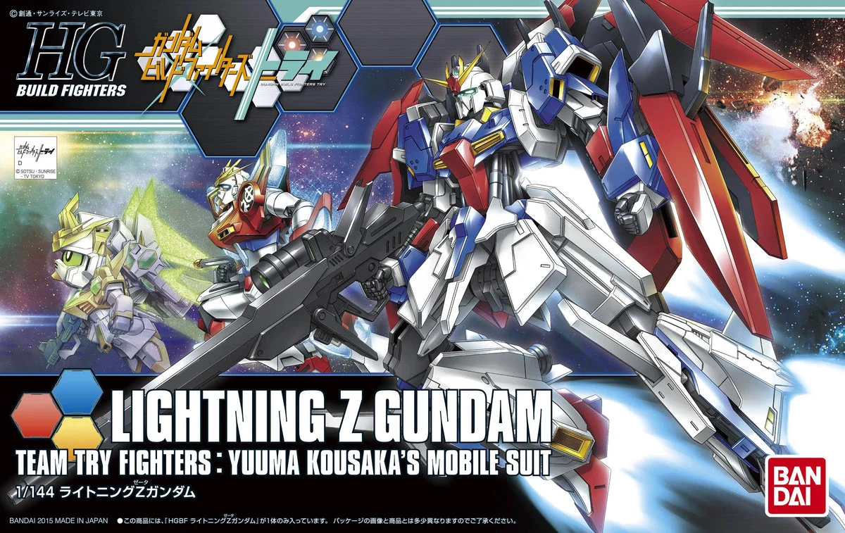1/144 Bandai HGBF 040 Lightning Z Gundam 2301520 - Bandai Namco