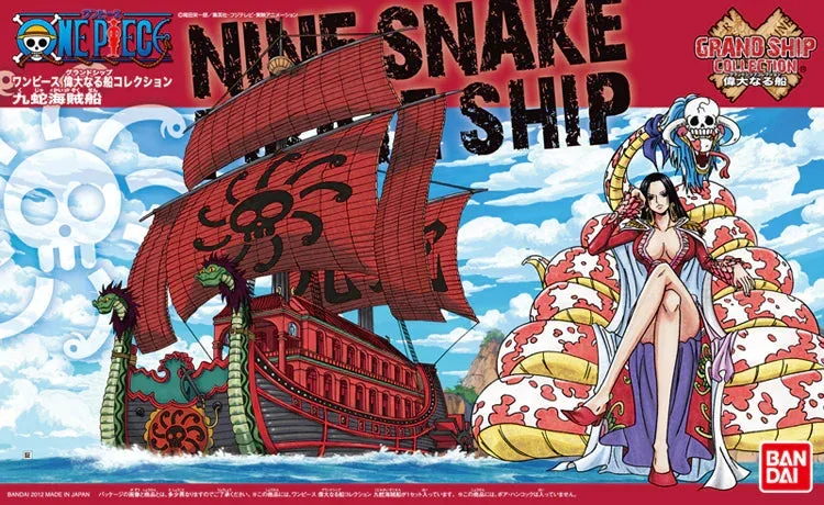 Bandai One Piece Grand Ship Collection #06 Nine Snake (Kuja) Pirates Ship 2175678 - Bandai Namco