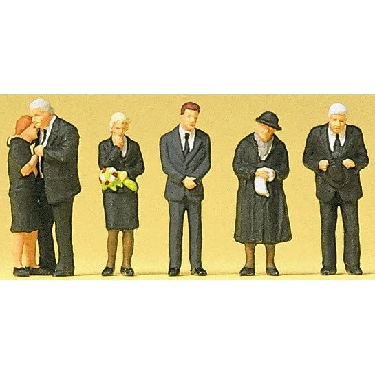 Preiser HO People at Funeral (6)