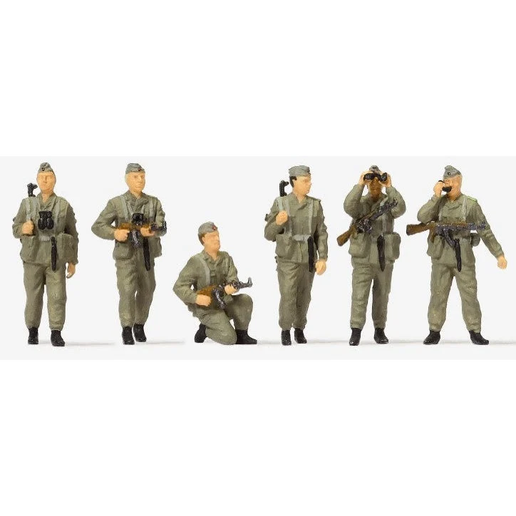 Preiser HO German Democratic Republic Frontier Guards (6) (Kit)