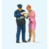 Preiser HO Postal Delivery (Mailman & Woman)