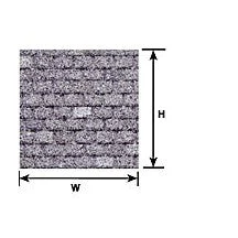 Plastruct O gauge Asphalt Shingle She (2 per pack)