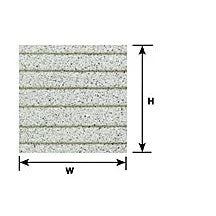 Plastruct G gauge Gray Asphalt Shingle Sheet 24" x 7" (1 per pack)