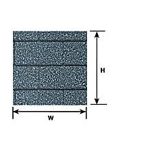 Plastruct Dollhouse Asphalt Shingle Sheet (1 per pack)