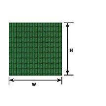 Plastruct HO gauge Red Ridge Clay Tile Sheet 12" x 7" (2 per pack)