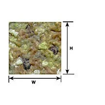 Plastruct HO 1:100 Scale Beige Rock Embankment Sheet 12" x 7" (2 of PS-68)