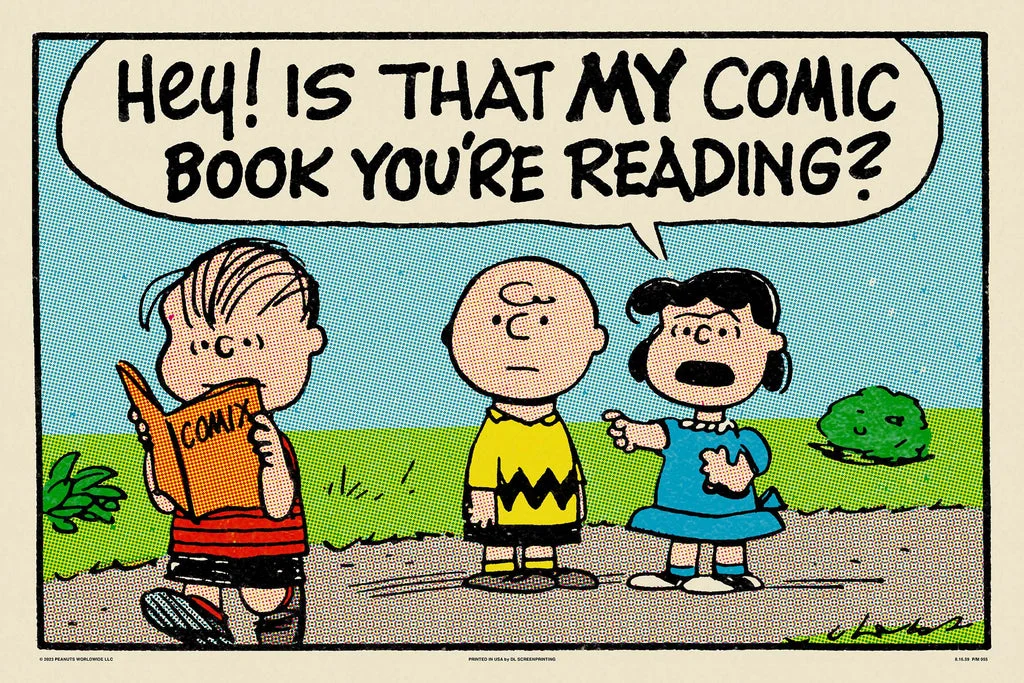 Peanuts My Comic Book Poster - Charles Schulz