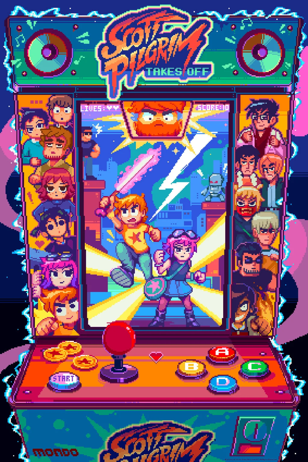 Scott Pilgrim Takes Off (Timed Edition) Poster - Pixel Jeff