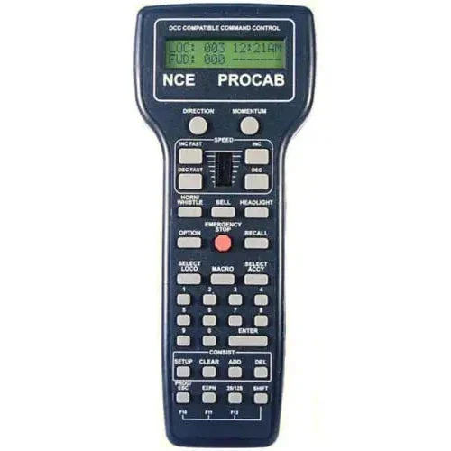 NCE Pro Cab Deluxe Master Cab Handheld DCC Throttle NCE0010 - NCE DCC