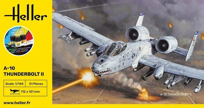 1/144 Heller A-10 Thunderbolt II STARTER KIT
