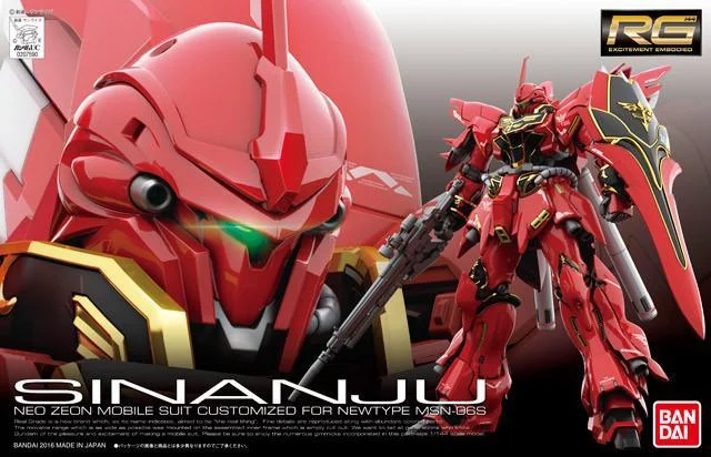 RG 1/144 Sinanju - Bandai Namco