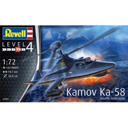 Revell 1/72 Kamov Ka58 Stealth Helicopter - Revell Germany