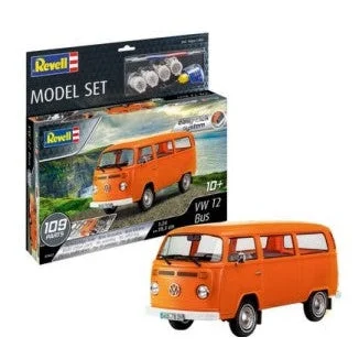 Revell 1/24 VW T2 Micro Bus (Snap) w/paint & glue - Revell Germany