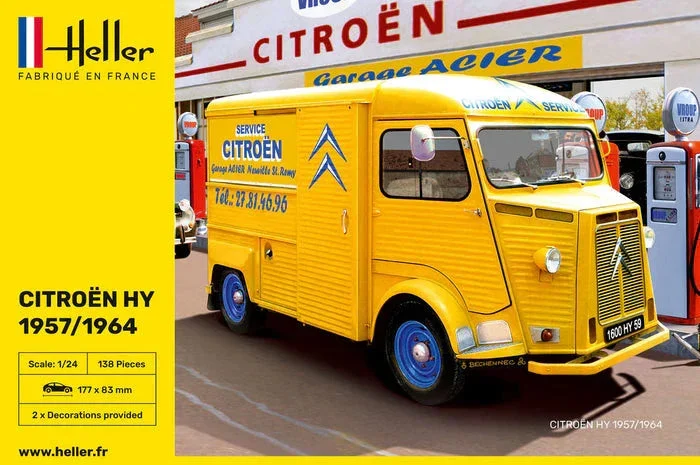 1/24 Heller CITROEN HY 1957/1964