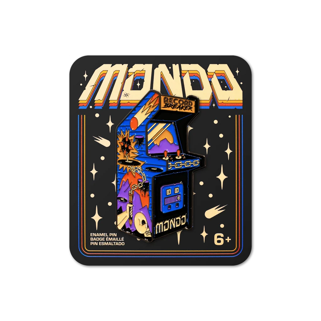 Mondo Record Breaker Enamel Pin - Nolan Fleming