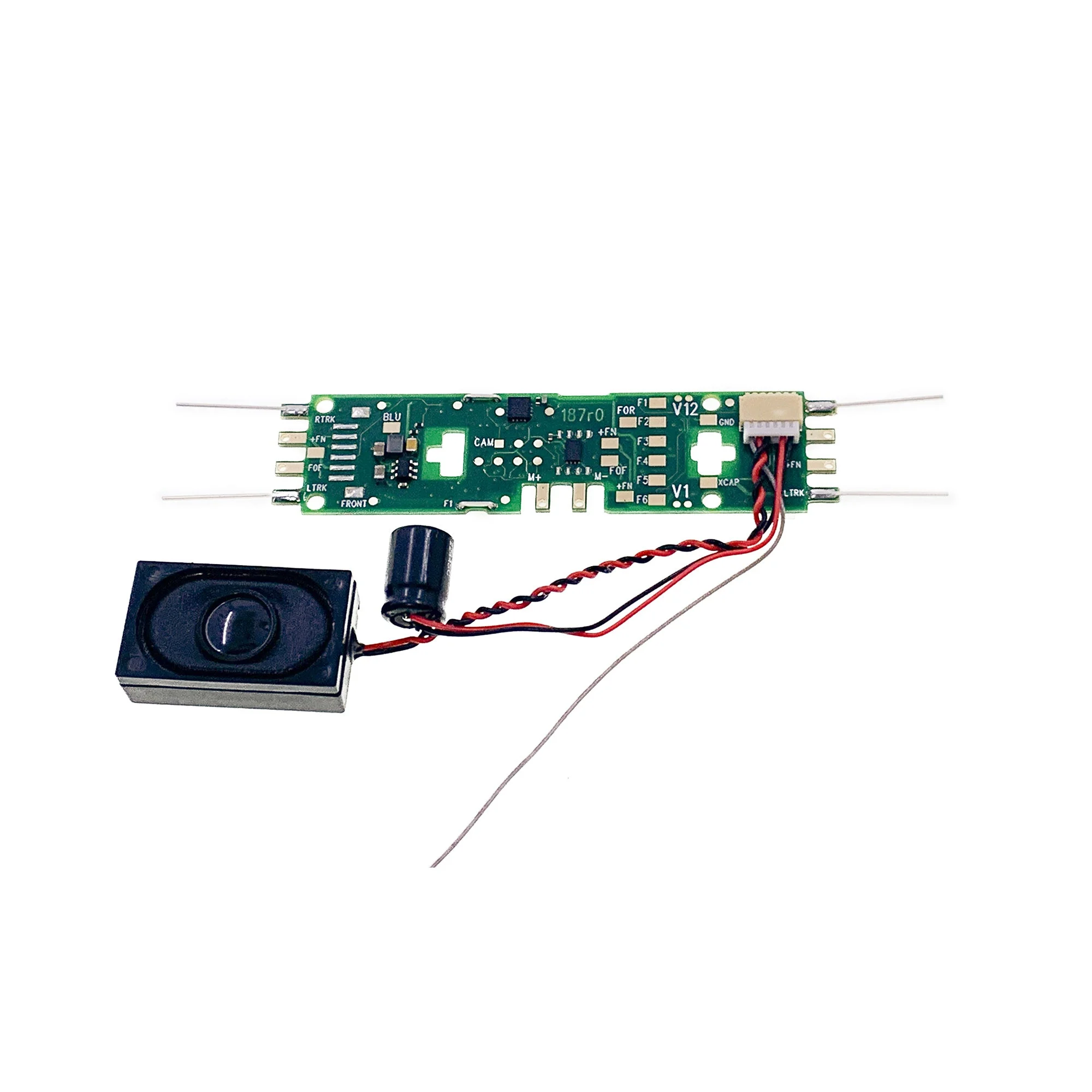 Digitrax SDXH187K0 HO SoundFX DCC Sound Decoder — 21MT Plug, 8 Function FX7