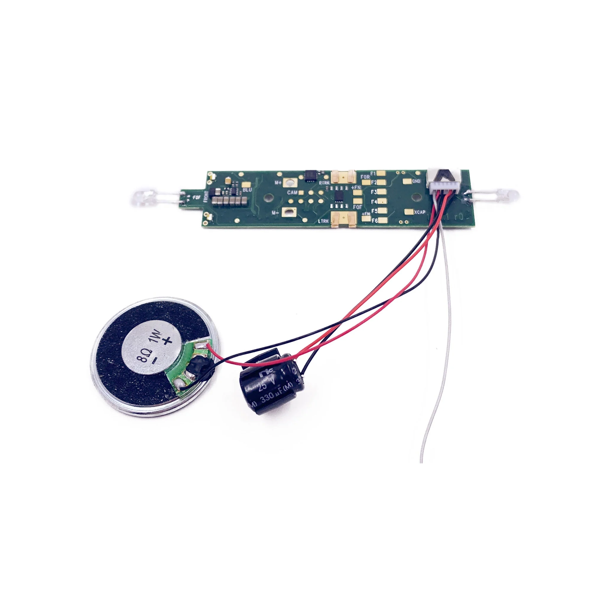 Digitrax SDXH187K1A HO SoundFX DCC Sound Decoder — 21MT Plug, 8 Function FX7