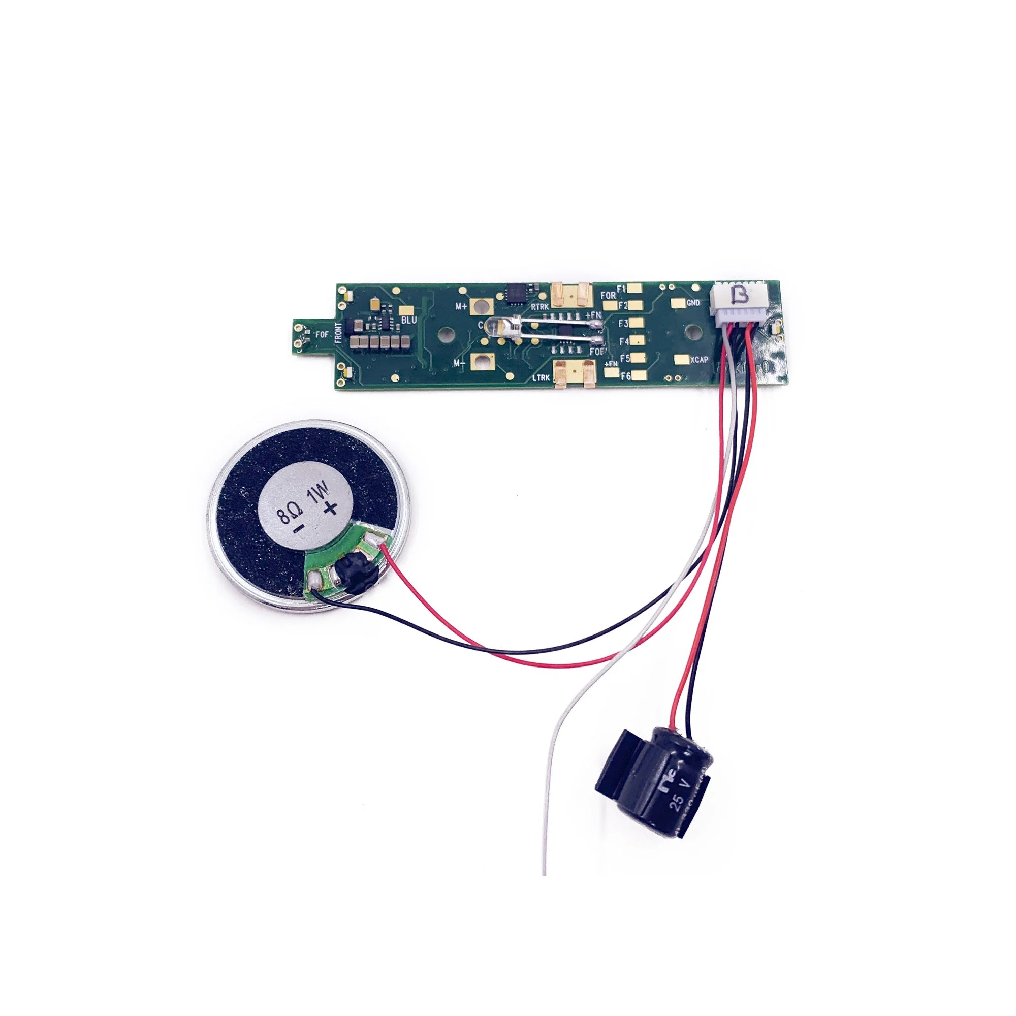 Digitrax SDXH187K1B HO SoundFX DCC Sound Decoder — Kato SD38-2 Drop-In (8 FX3)