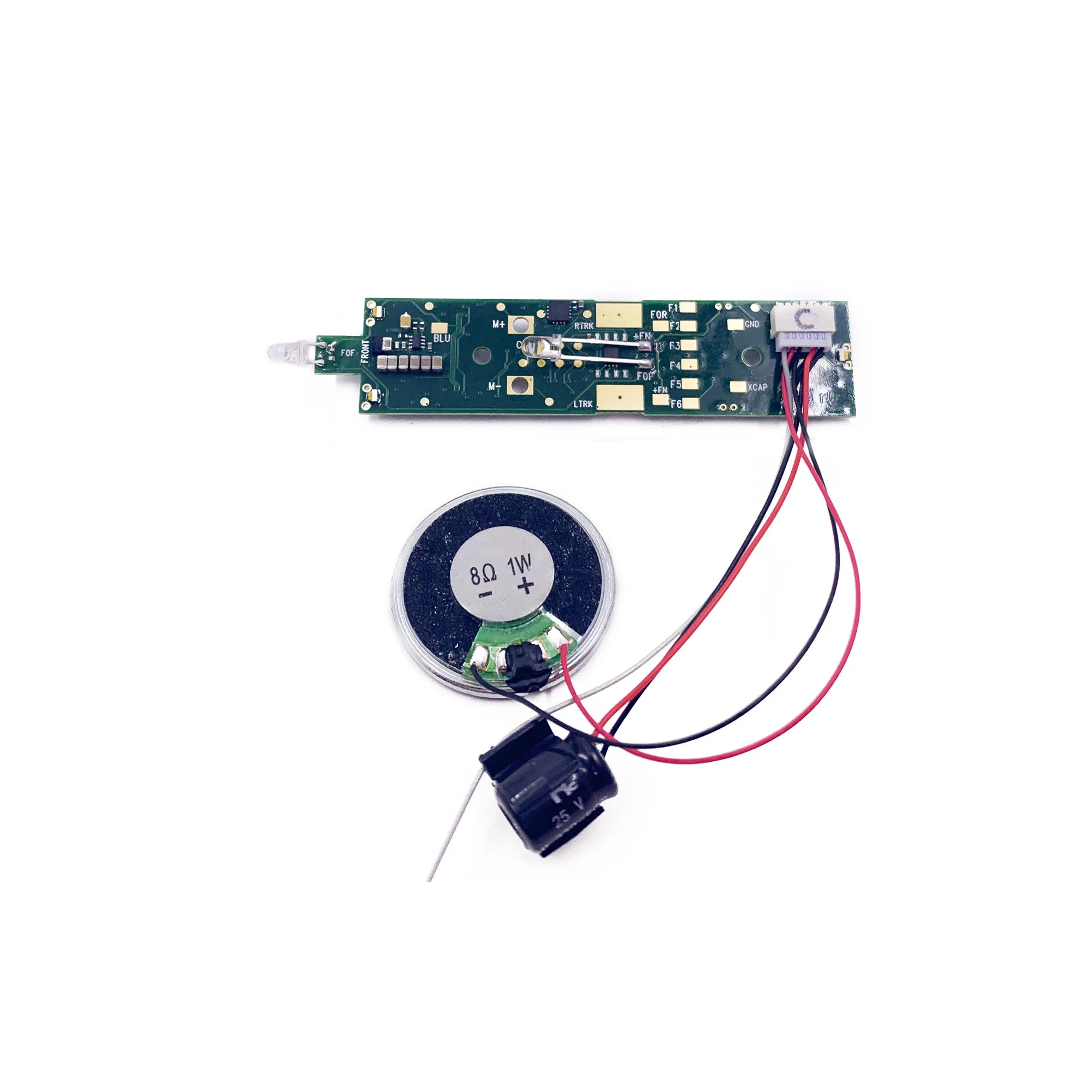 Digitrax SDXH187K1C HO SoundFX DCC Sound Decoder — K1C Drop-In (8 FX7)