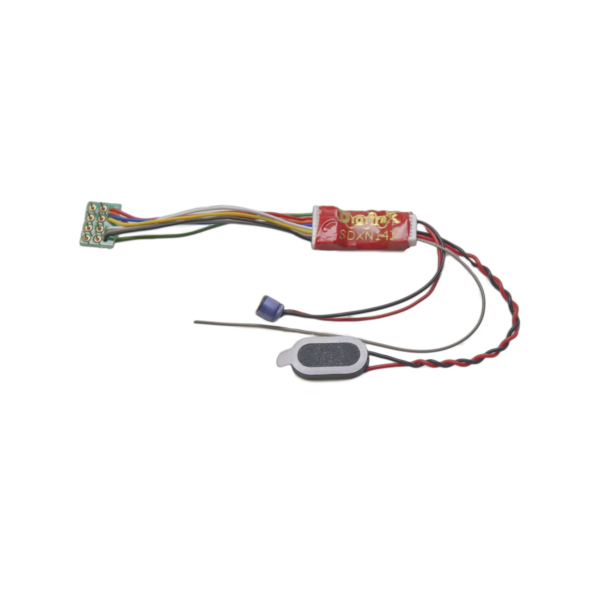 Digitrax SDXN147PS N Scale SoundFX DCC Sound Decoder — Pluggable Sound-Ready (Atlas “A” Boards)