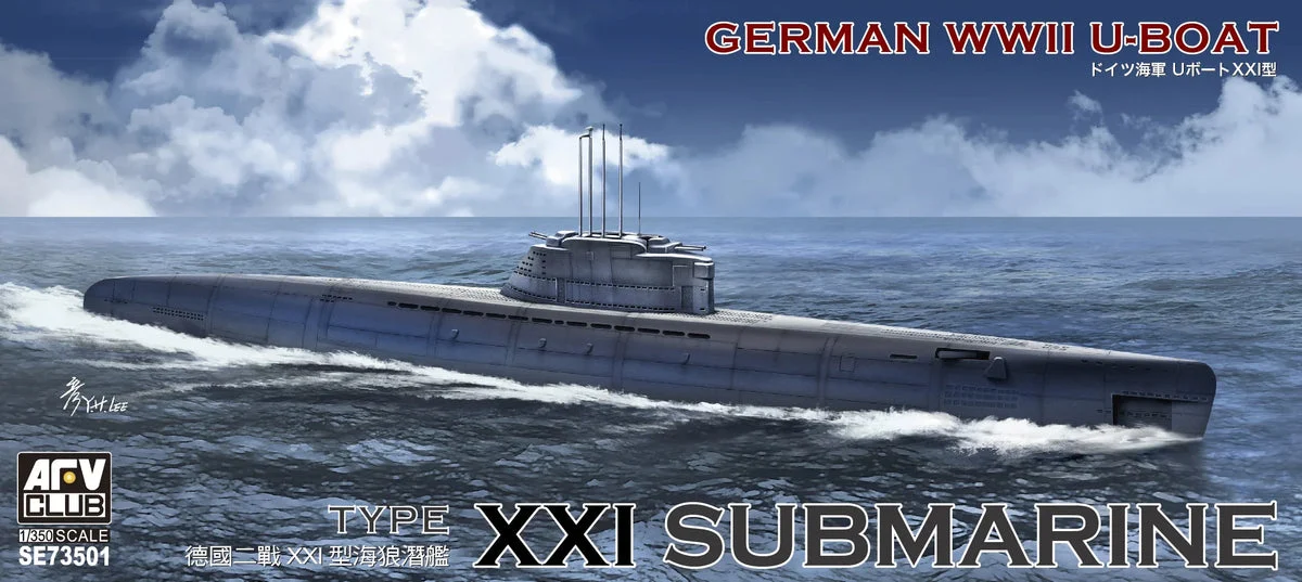 1/350 AFV German U-Boat Type XXI SE73501