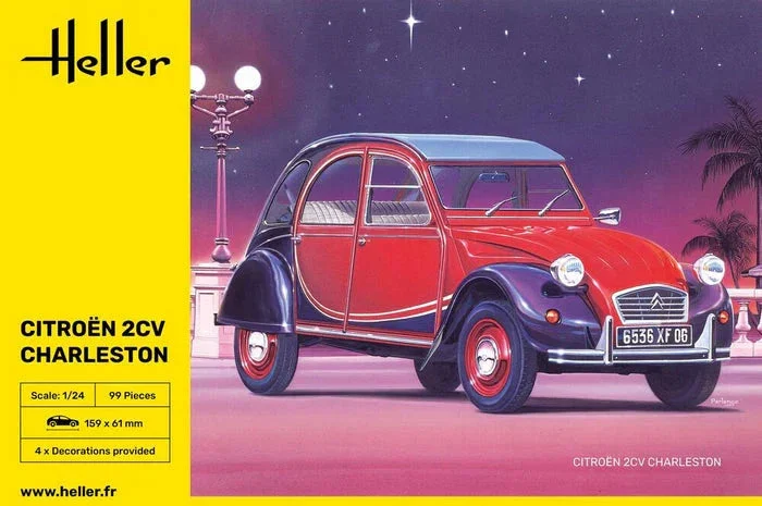 1/24 Heller Citroen 2CV Charleston