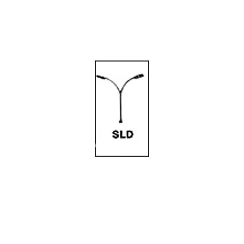 Plastruct Polystyrene 60's Double Blvd Light (5 per pack)