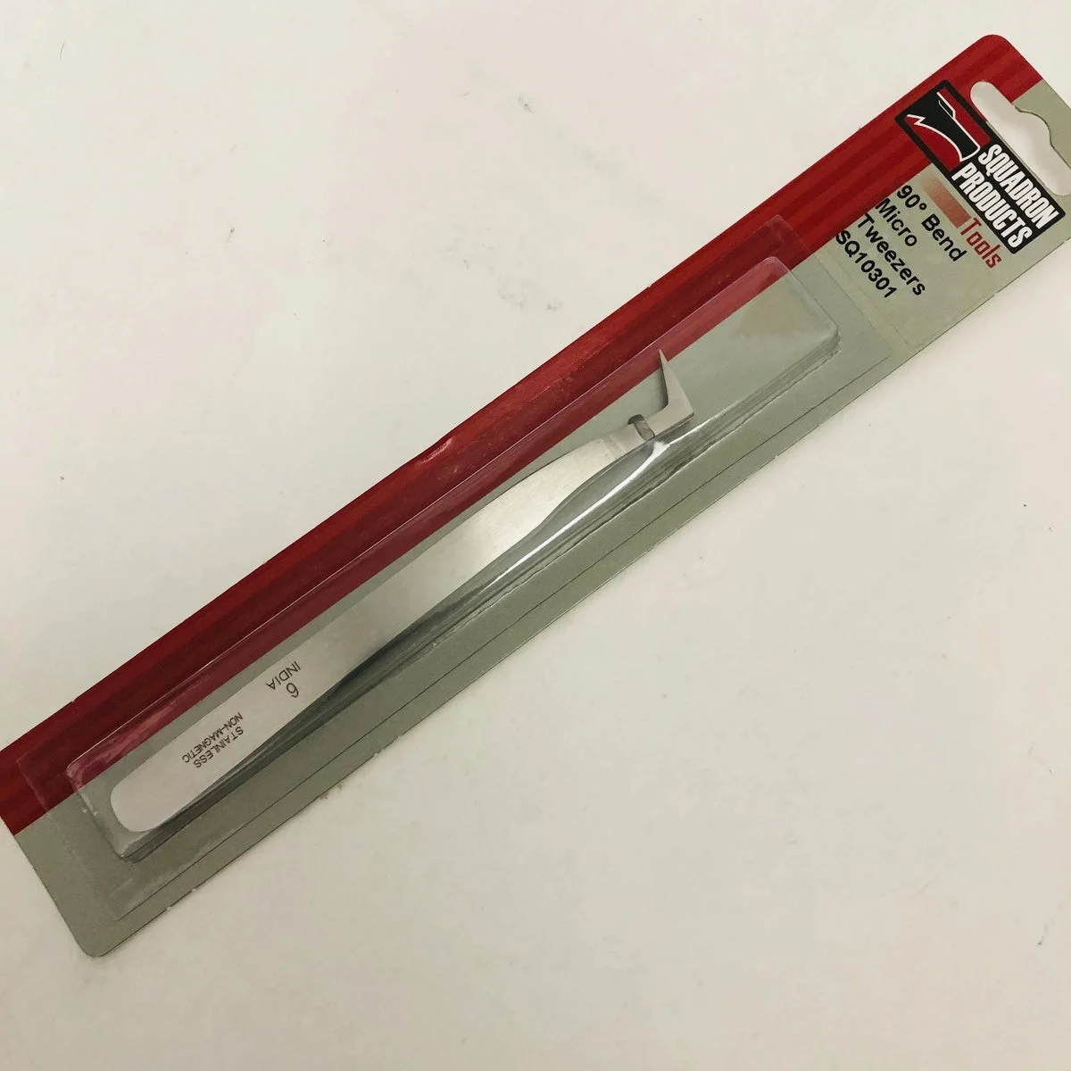 Squadron Tools Fine 90 Degree Bend Micro Tweezers - 10301