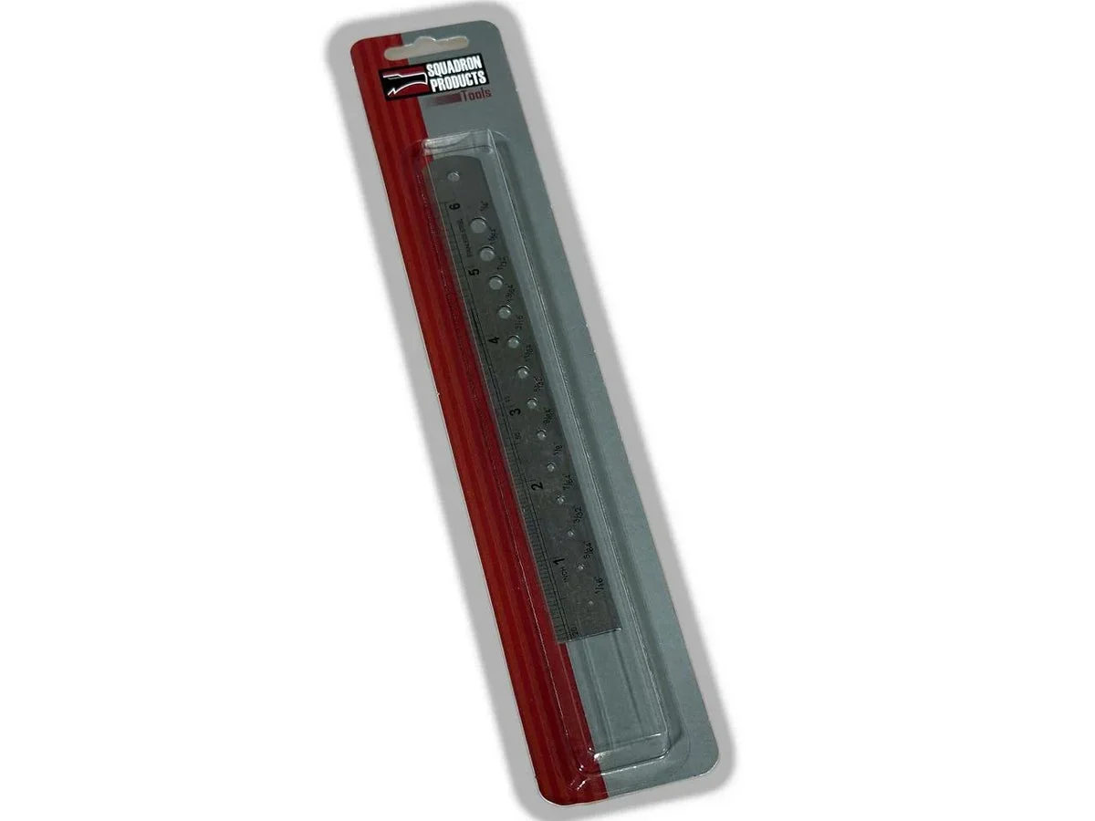 Squadron Tools 6" Stainless Ruler 1" Wide - 10108