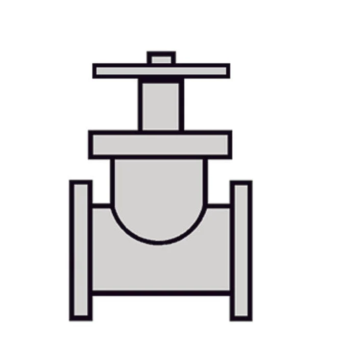 Plastruct 5/16" Gray Butyrate Saunders Valve for TB-10 (5 per pack)
