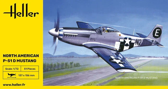 1/72 Heller North American Mustang P-51D Mustang