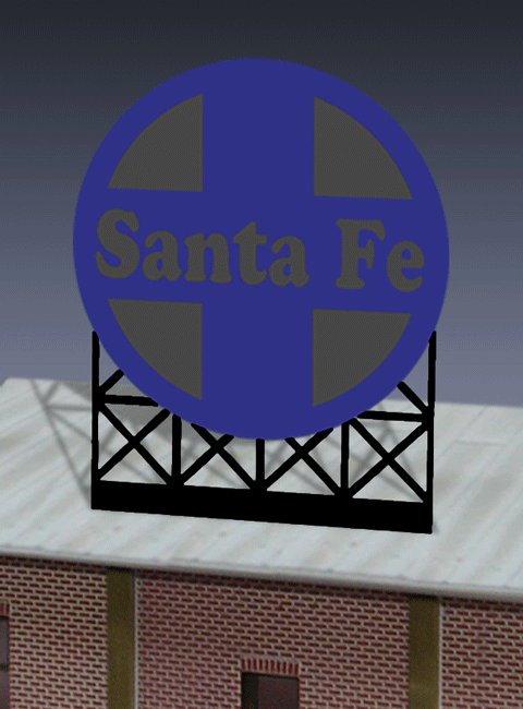 Miller Engineering Santa Fe Sign (Med)