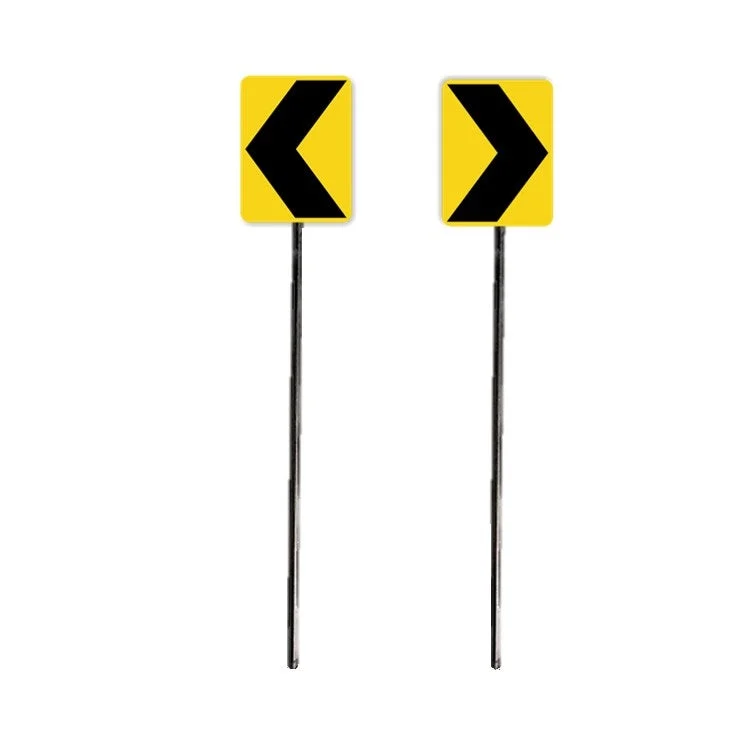 N Scale - Sharp Curve Chevron - 2-pack